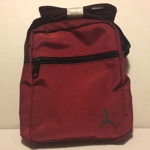 Jeffree Star maroon side bag